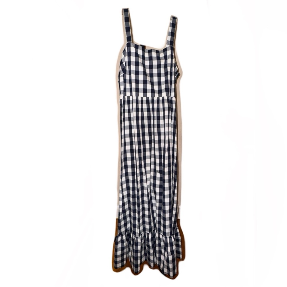 J. Crew Cotton Gingham Maxi Dress - Picture 3 of 7
